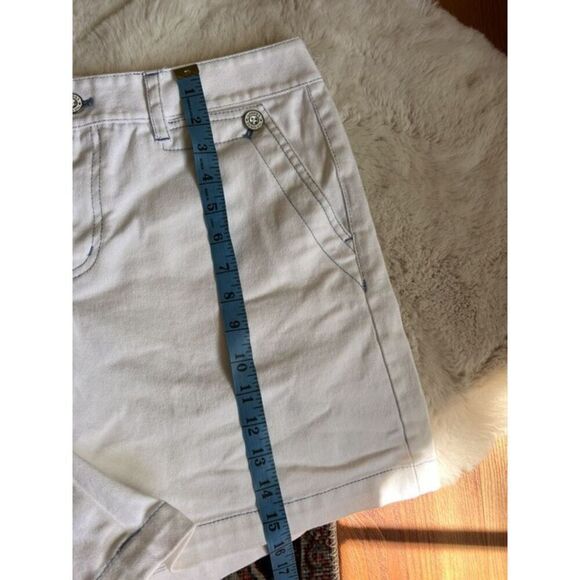 Vintage 90s Ralph Lauren Jeans Co. White Jean Denim Shorts Size 8 - Picture 7 of 7